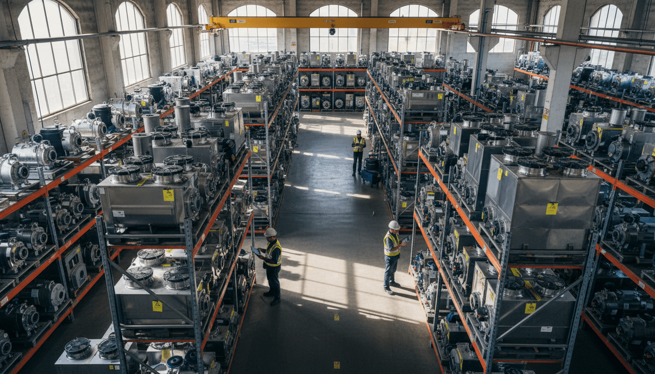 Instalação de climatização industrial